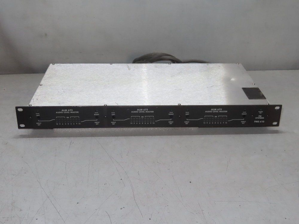 FM SYSTEMS PMS 610 ALM 673 AUDIO LEVEL MASTER