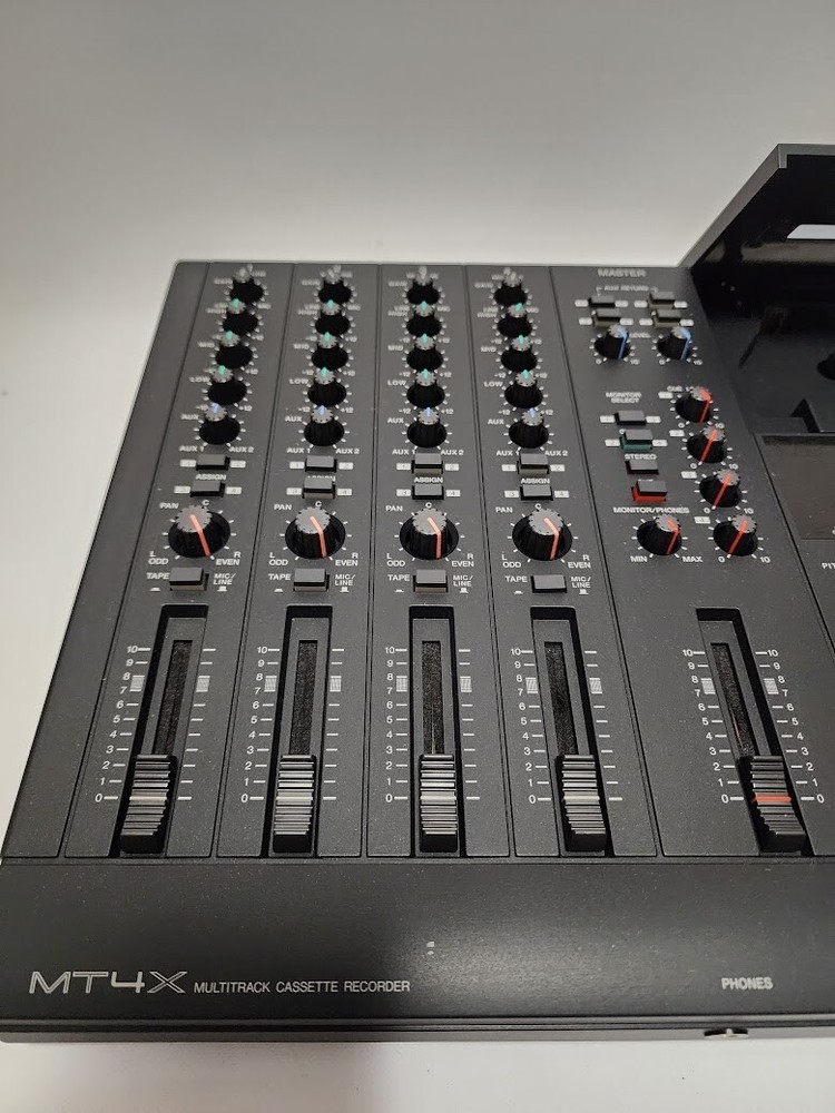 Yamaha MT4X Multitrack Cassette Tape Recorder working