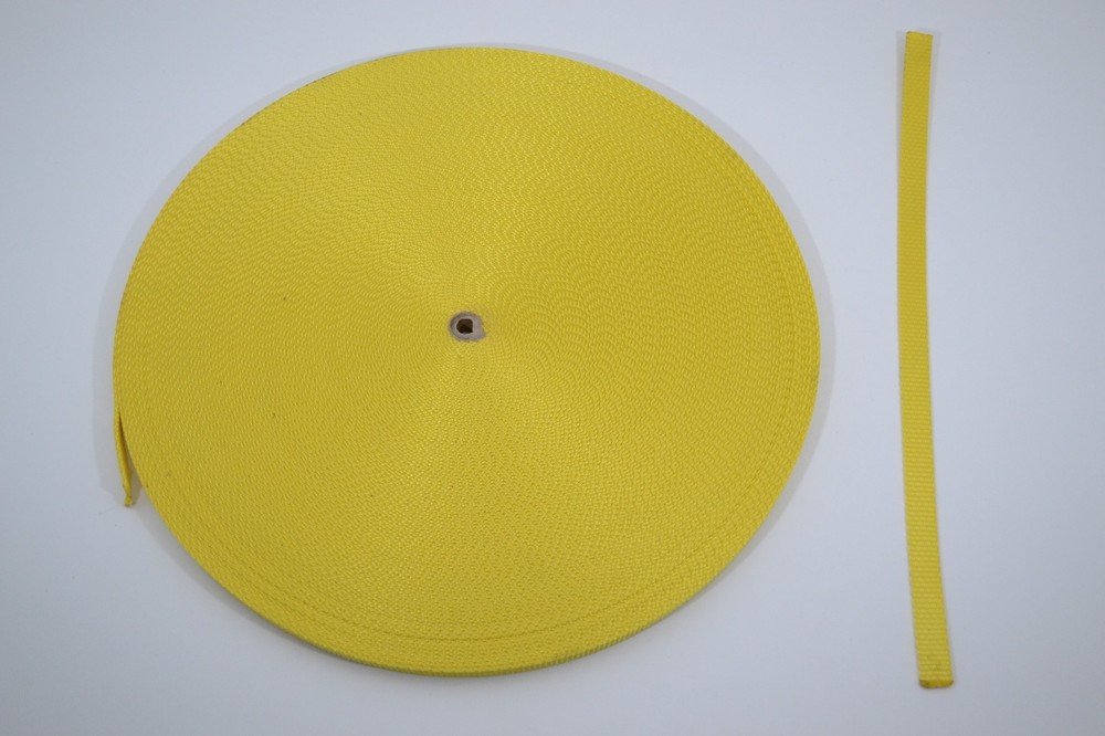 Webbing - 1/2" x 35 ft - Light Weight Nylon - Yellow (H59)