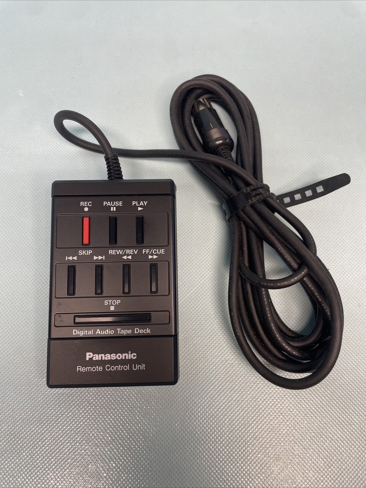 Panasonic SSE44 Remote for Digital Audio Tape Deck DAT Wired - EXCELLENT