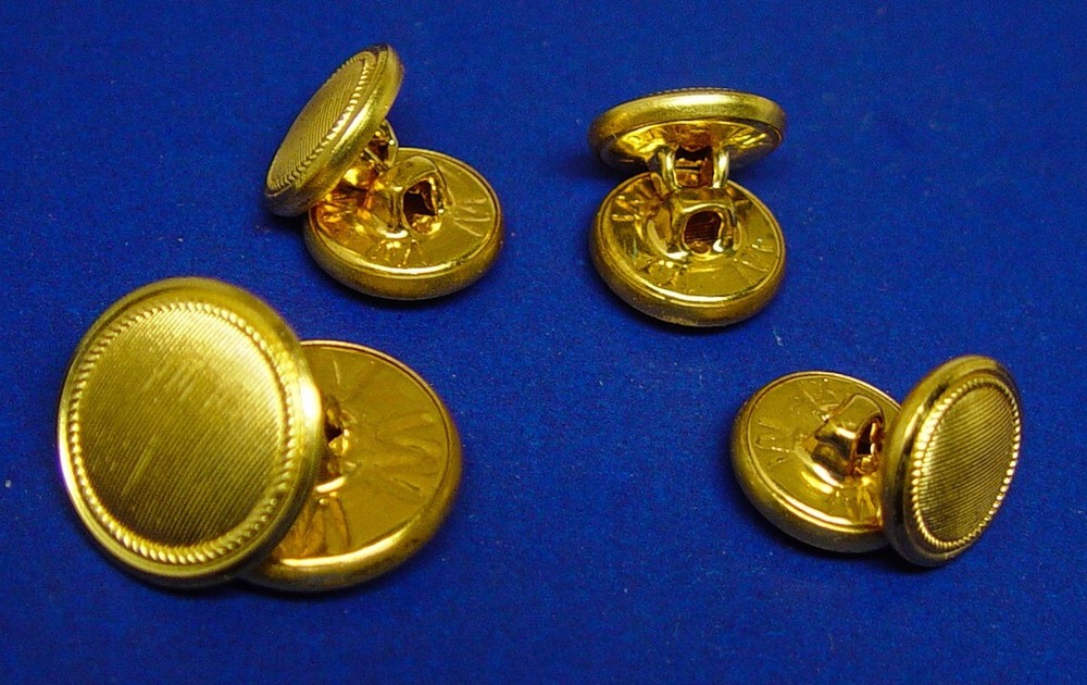 AUSTIN GREY blazer replacement buttons , by Waterbury Fair Cond