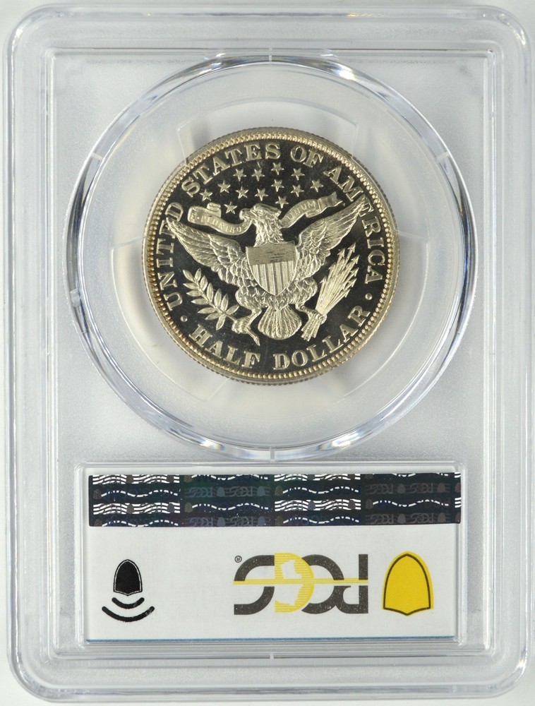 1900 BARBER HALF DOLLAR 50C PCGS PR 64