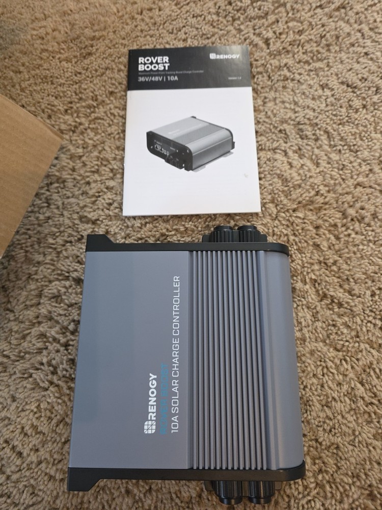 Renogy Boost 10A 36V/48V Auto DC Input MPPT Solar Charge Controller Regulator