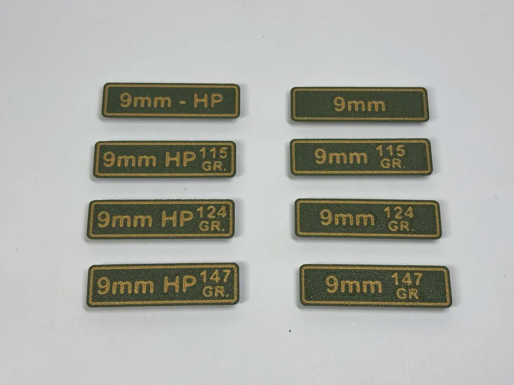 Stackable Ammo Storage Box 9mm Luger 50 Rounds