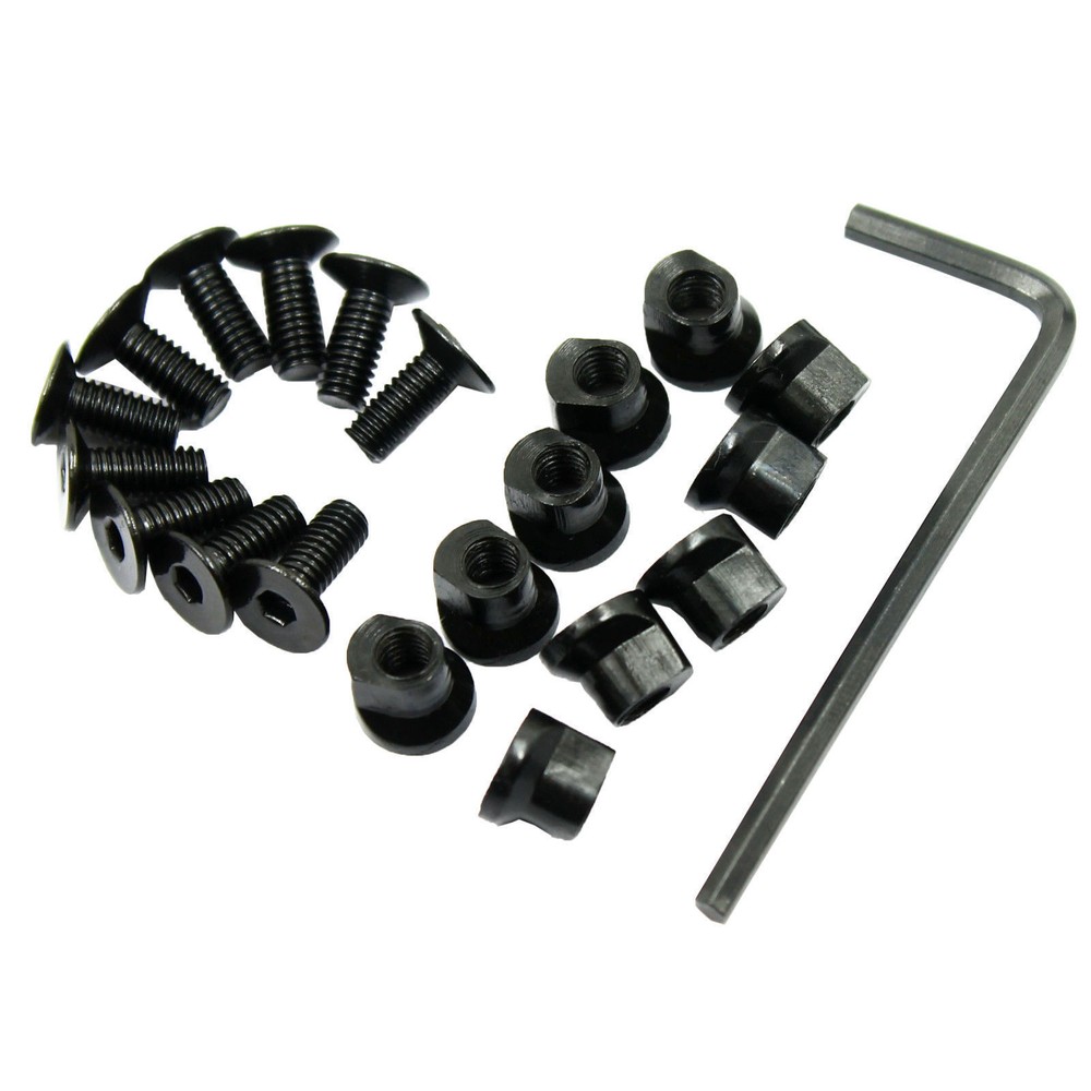 10 PC or 20 PC Mounting Screw Nut Replacement Set for KeyMod M-Lok Rail Section