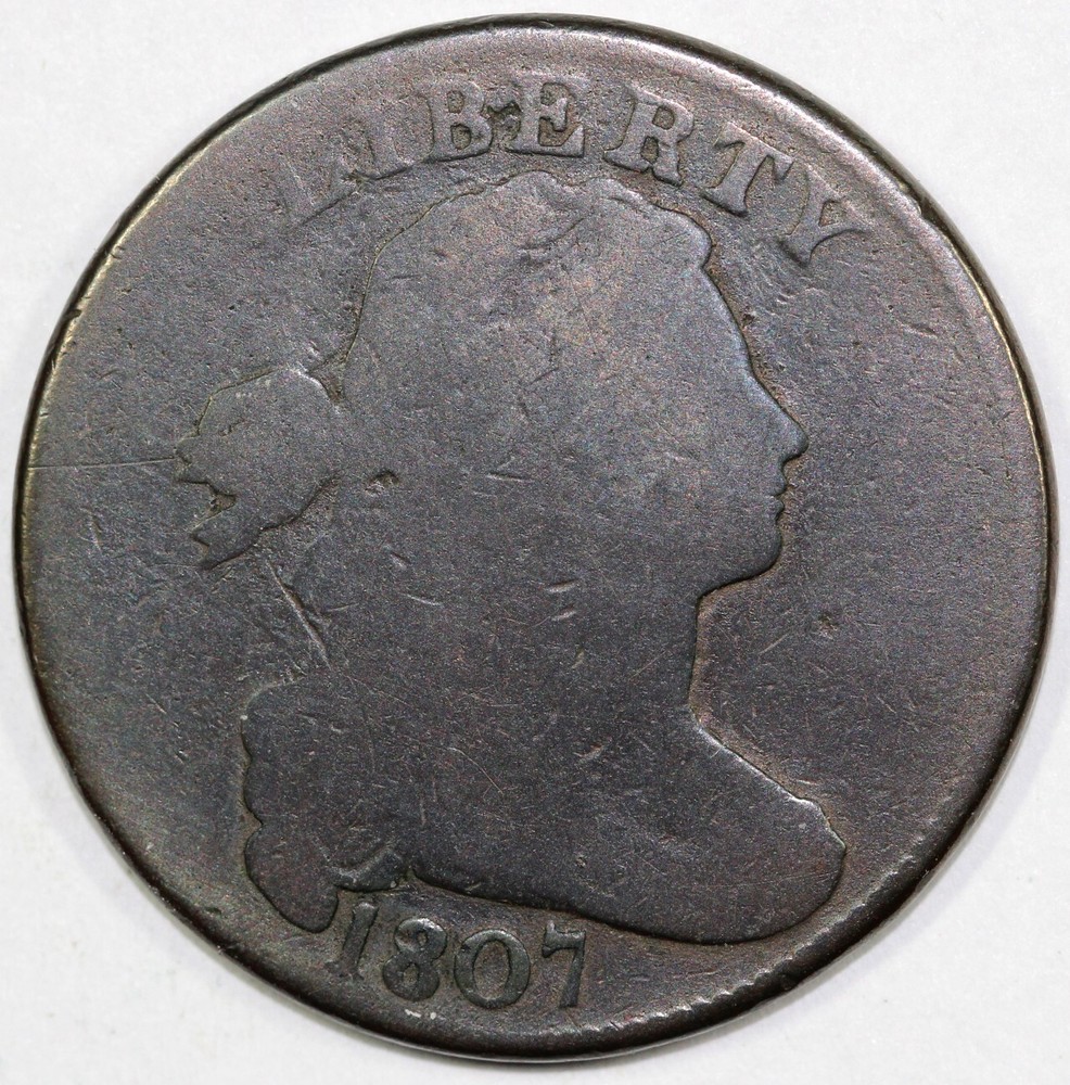 1807 1c S-271 Comet Draped Bust Large Cent