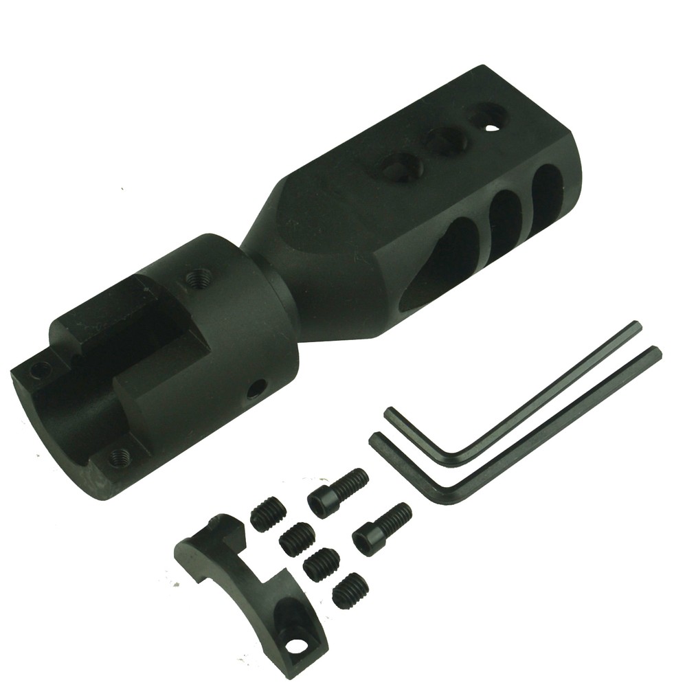 Field Sport Bolt on Tanker Style Muzzle Brake Triangular Baffles for K98