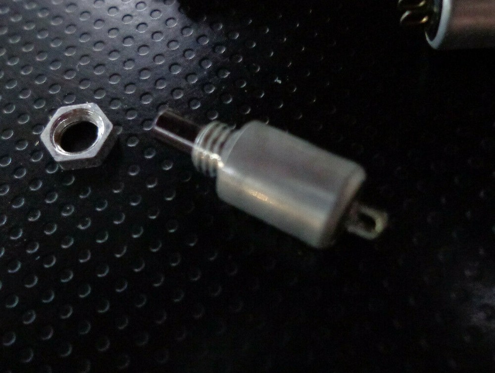 1 Grayhill tiny PUSH BUTTON MOMENTARY SWITCH maroon small round hole panel mount