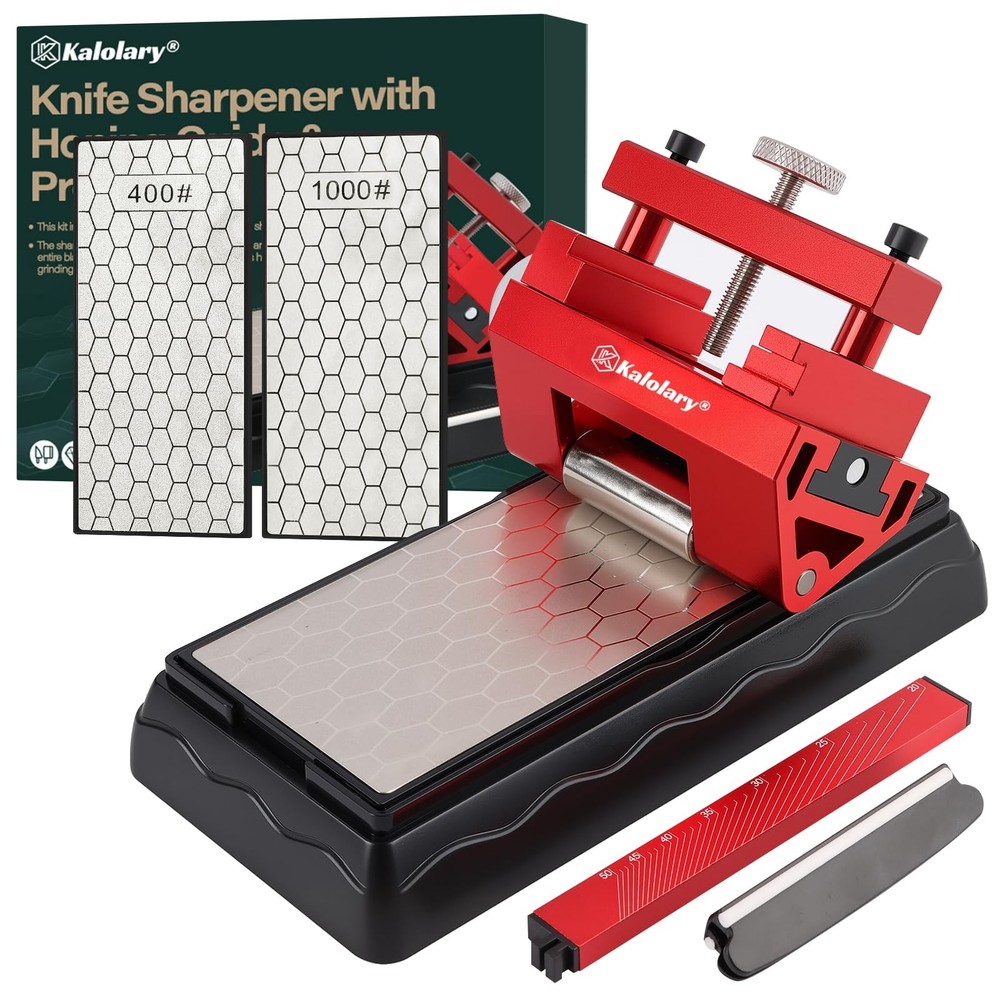 Double-side Chisel Sharpening Kit, Professional Diamond Sharpening Stones Kni...