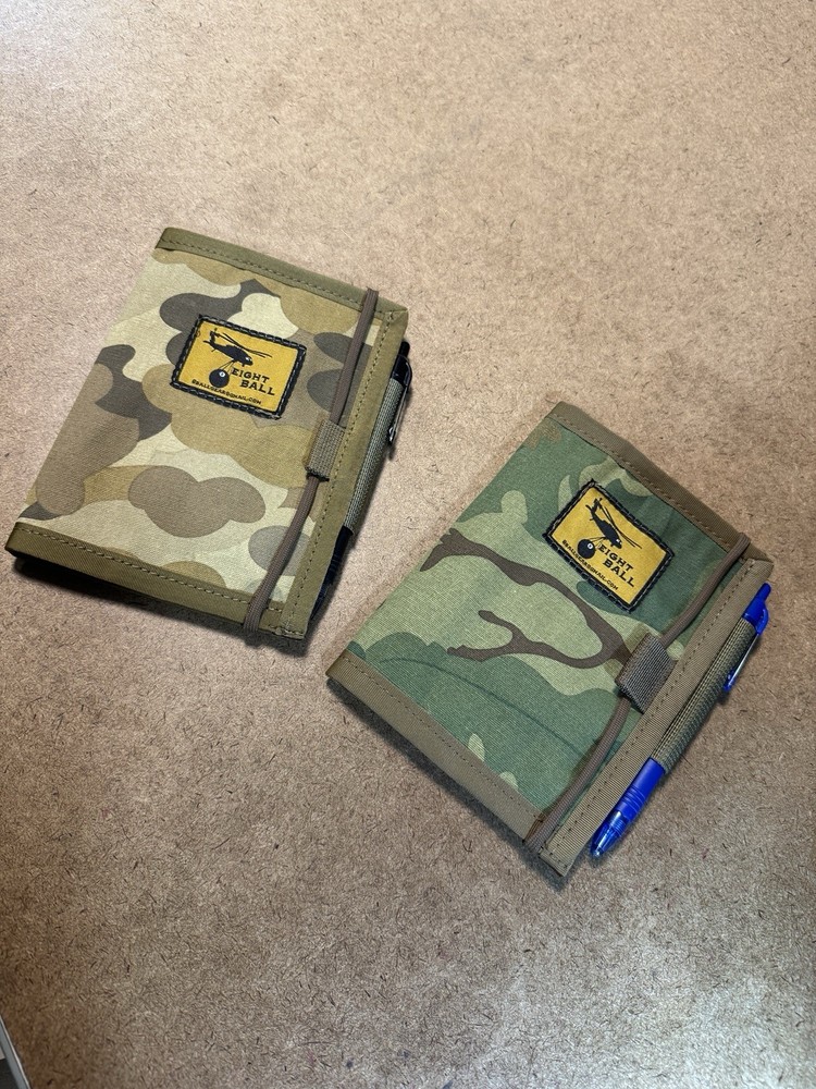 Eight Ball Gear Notebooks Mitchell Pattern Brown Side Camo