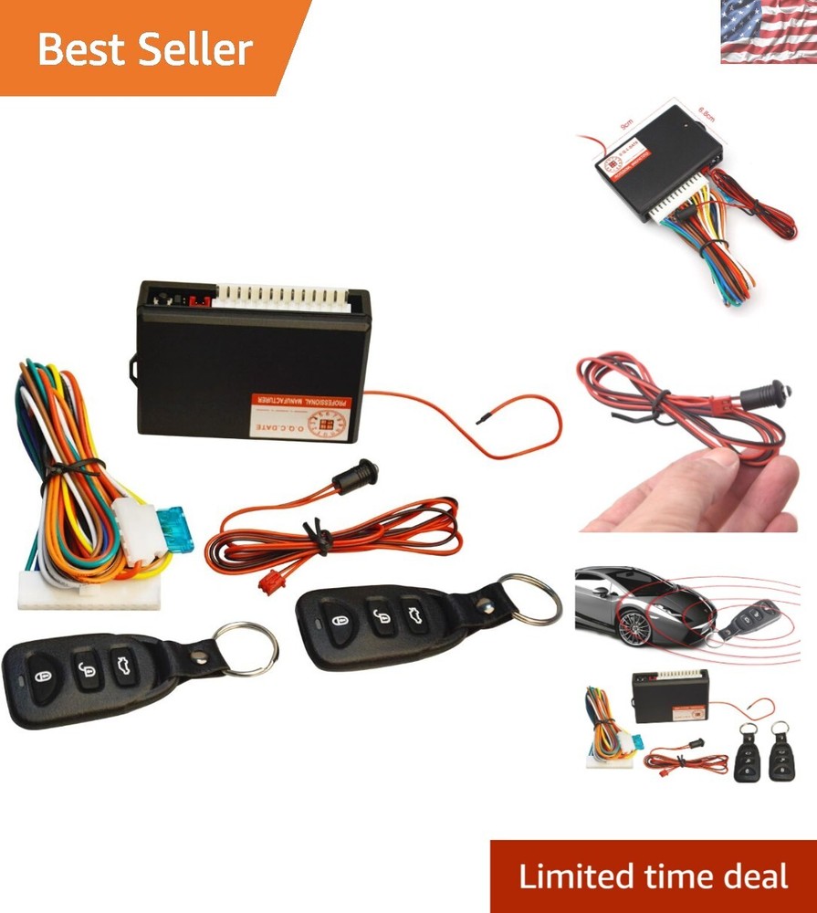 Secure Your Vehicle with Universal Keyless Entry System - 80m Range Remote