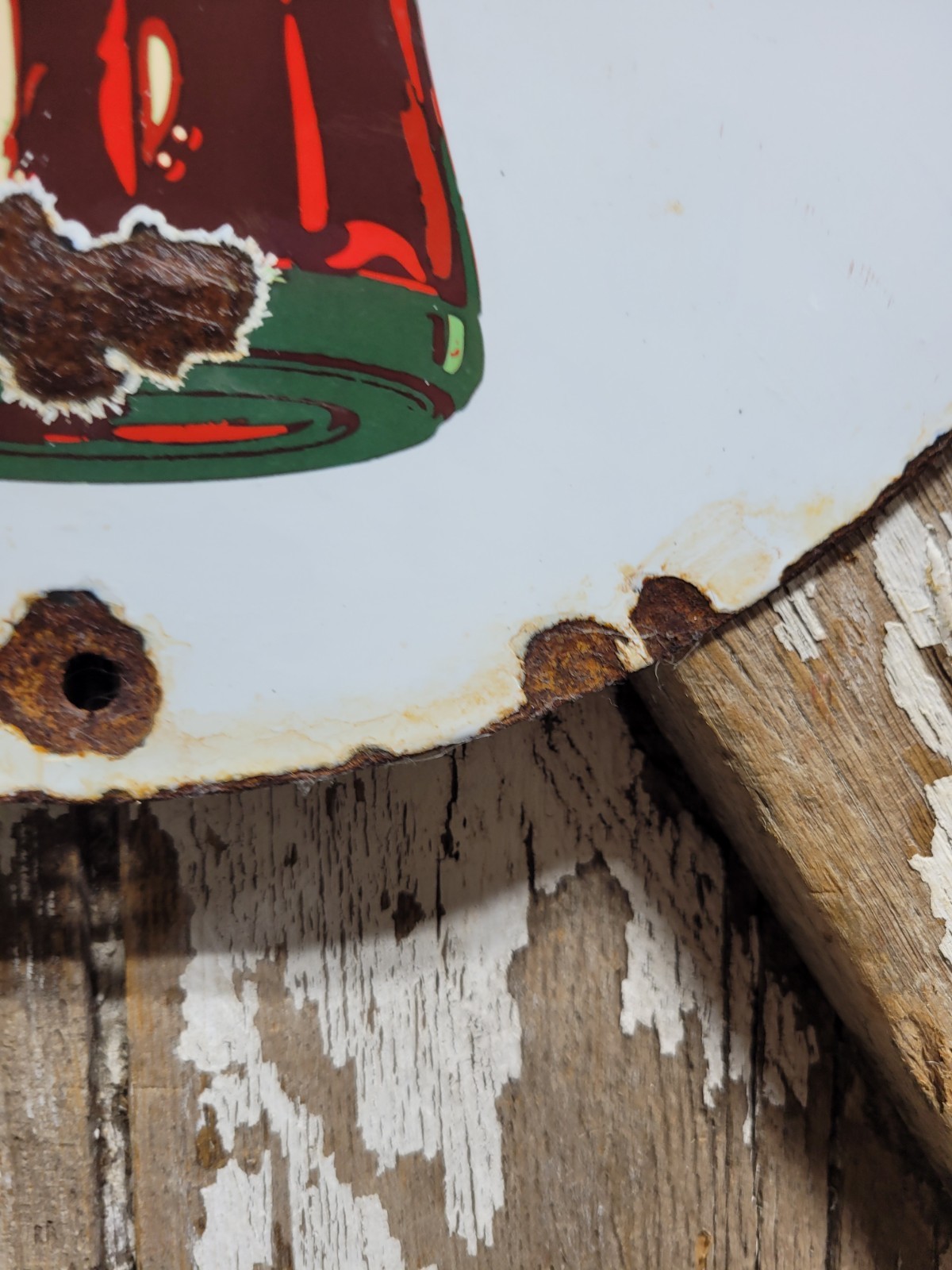 VINTAGE COKE PORCELAIN SIGN COCA COLA CARBONATED SODA BEVERAGE RESTAURANT DRINK