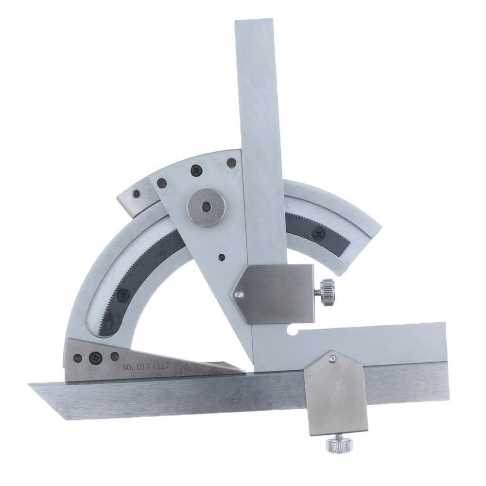 Bevel Protractor Precision Angle , Stainless with chrome finish for resistance