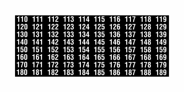 Automatic Products snack machine label set for selections models 121 122 123