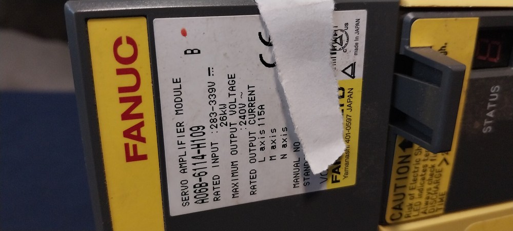 Fanuc A06B-6114-H109 Servo Amplifier Module