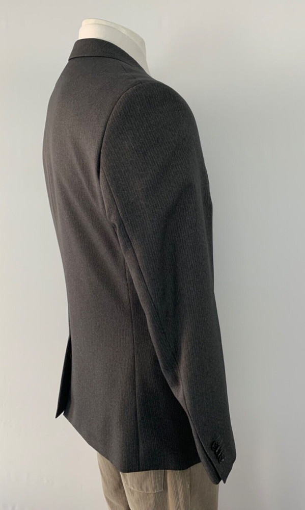 TAYLOR & WRIGHT BLAZER JACKET 40 REGULAR GREY Tailored Fit Button Up Formal