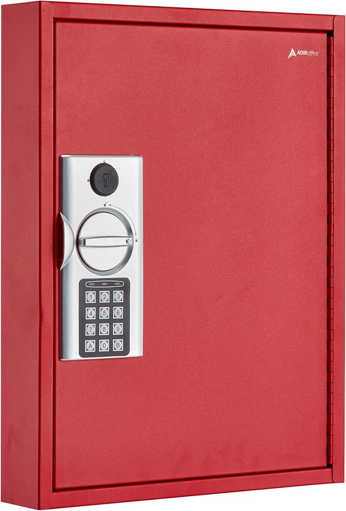Key Holder Wall Mount - 60 Keys Lock Box with Code, Key Cabinet Wall Mount, Vale