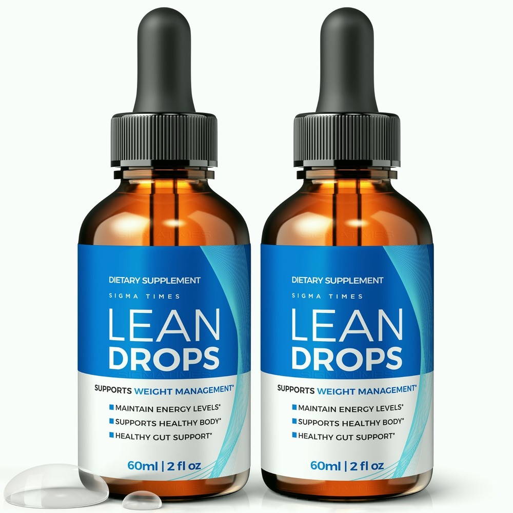 Lean Drops for Weight Loss, Advanced LeanDrops Fat-Burning Formula - 2 Pack