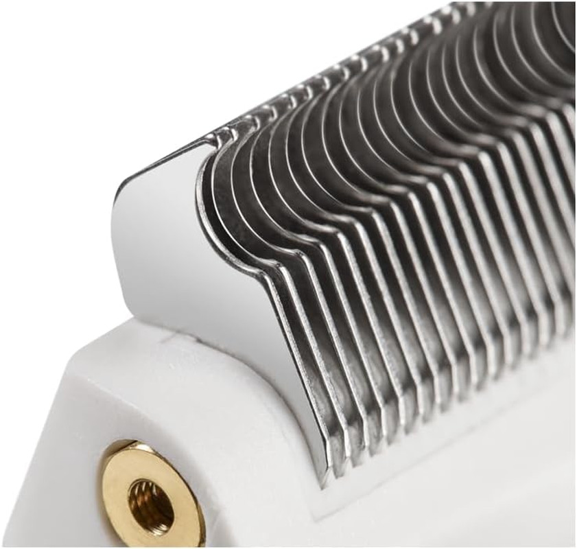 Premium Fine-Tooth Deshedding Rake - Black