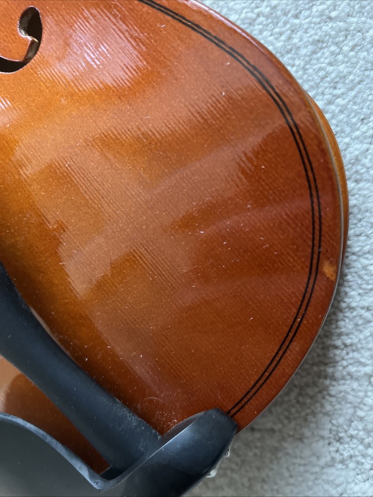 Violin With Teller Bridge, Bow and Case. Full Size 4/4
