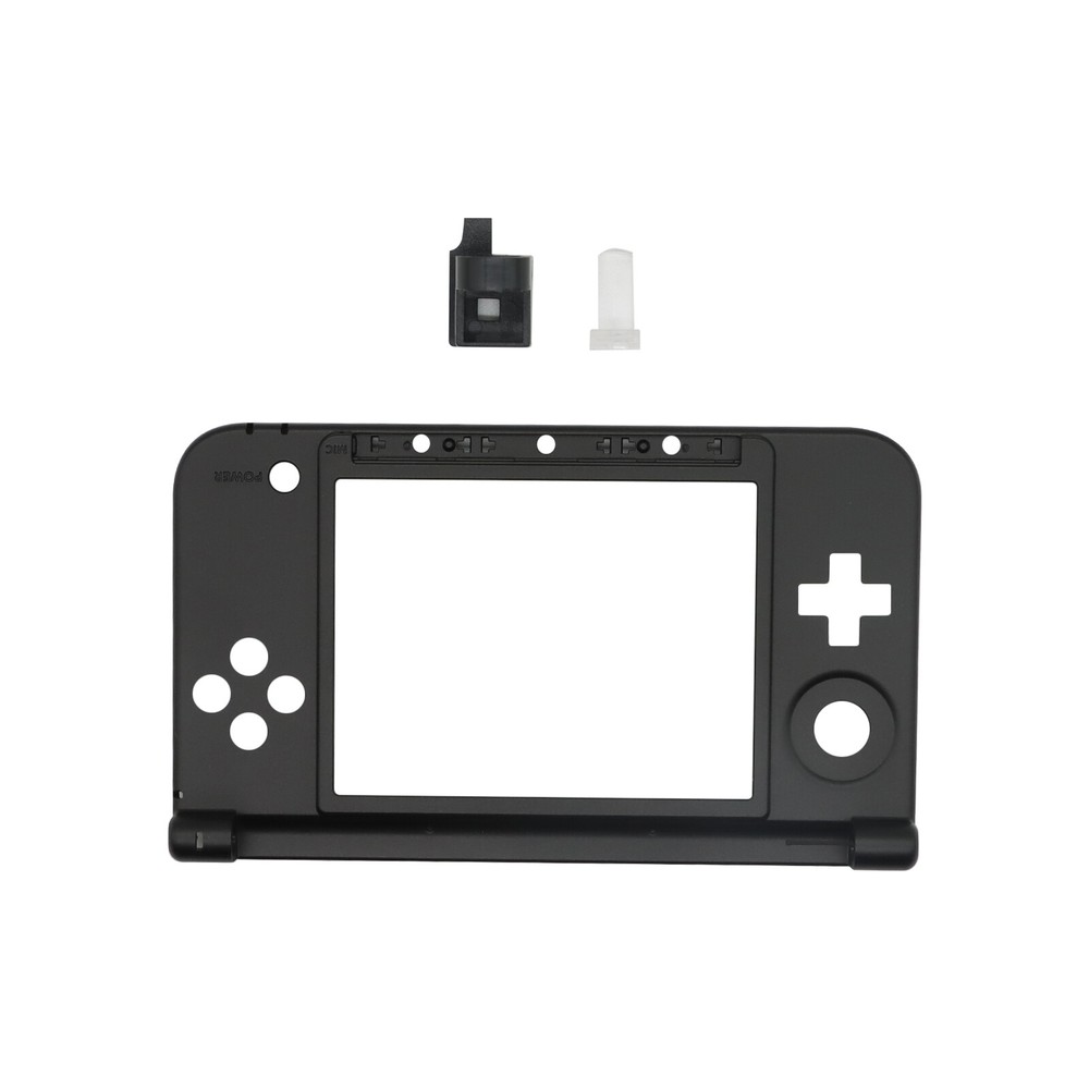 Nintendo 3DS XL Replace Original Hinge Black Bottom Middle Shell Housing Lock
