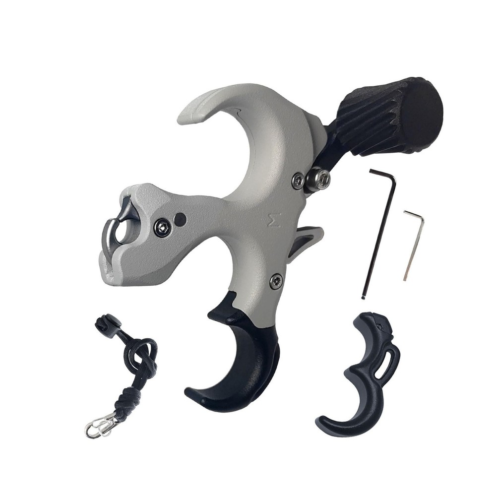 Thumb Release for Compound Bow,Copper Material Archery Release Aids,3 or 4 Fi...