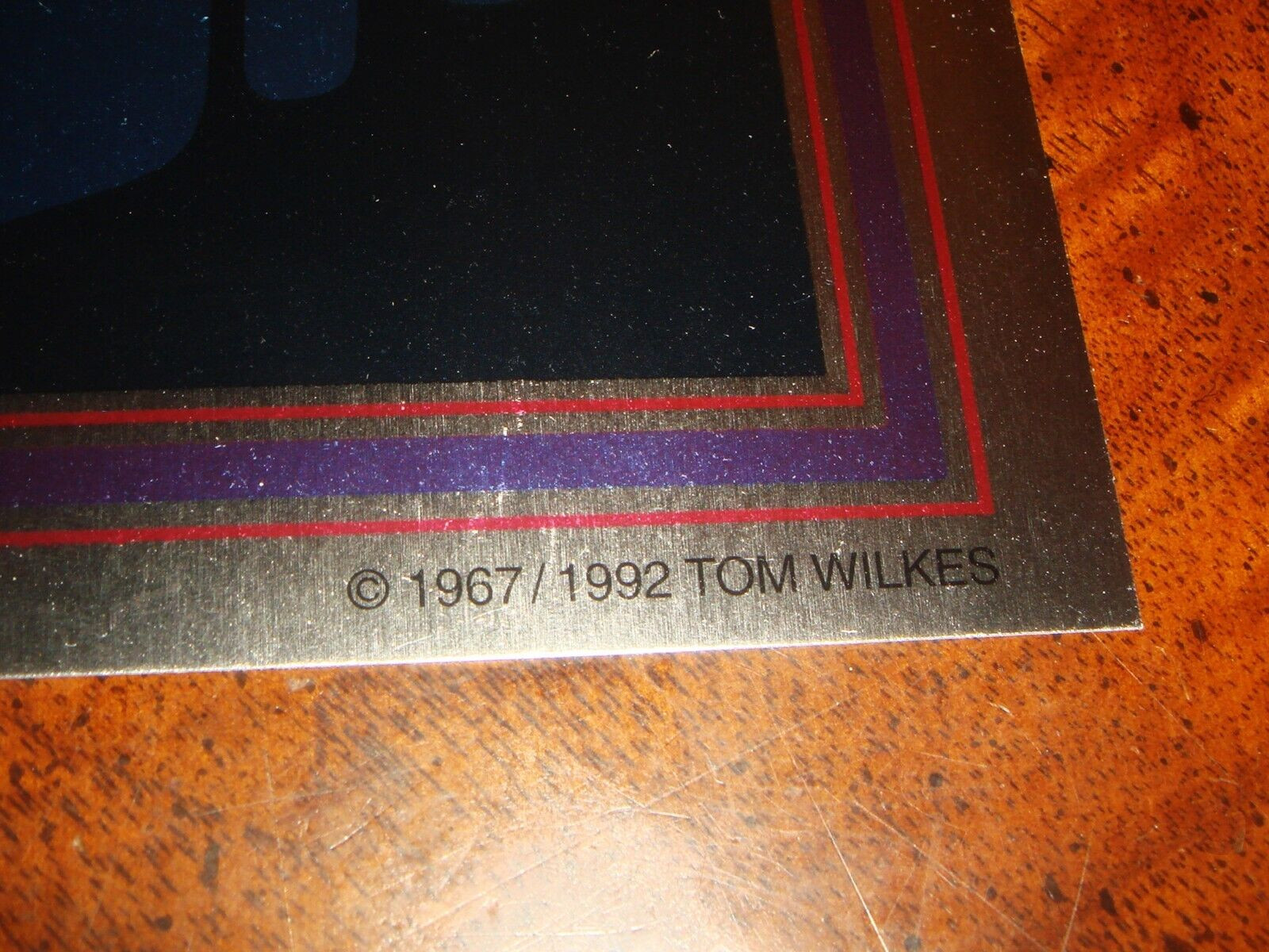 1967 MONTEREY POP FESTIVAL POSTER Foil LITHOGRAPH Authorized 1992 2nd TOM WILKES