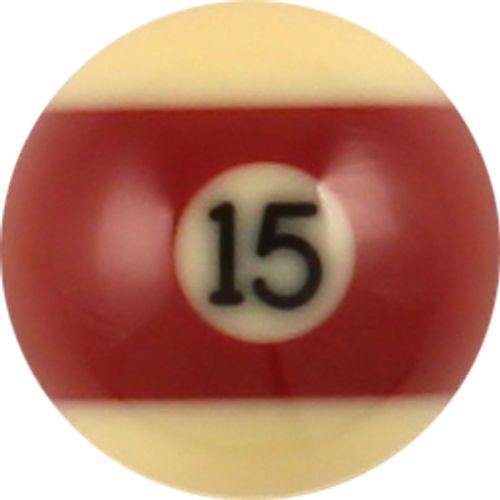 Individual Aramith Premium Replacement Pool Ball #15 - RBPM