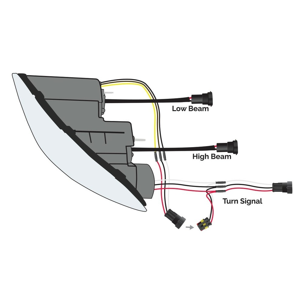 Freightliner Cascadia LED Projector Headlight-Passenger Side