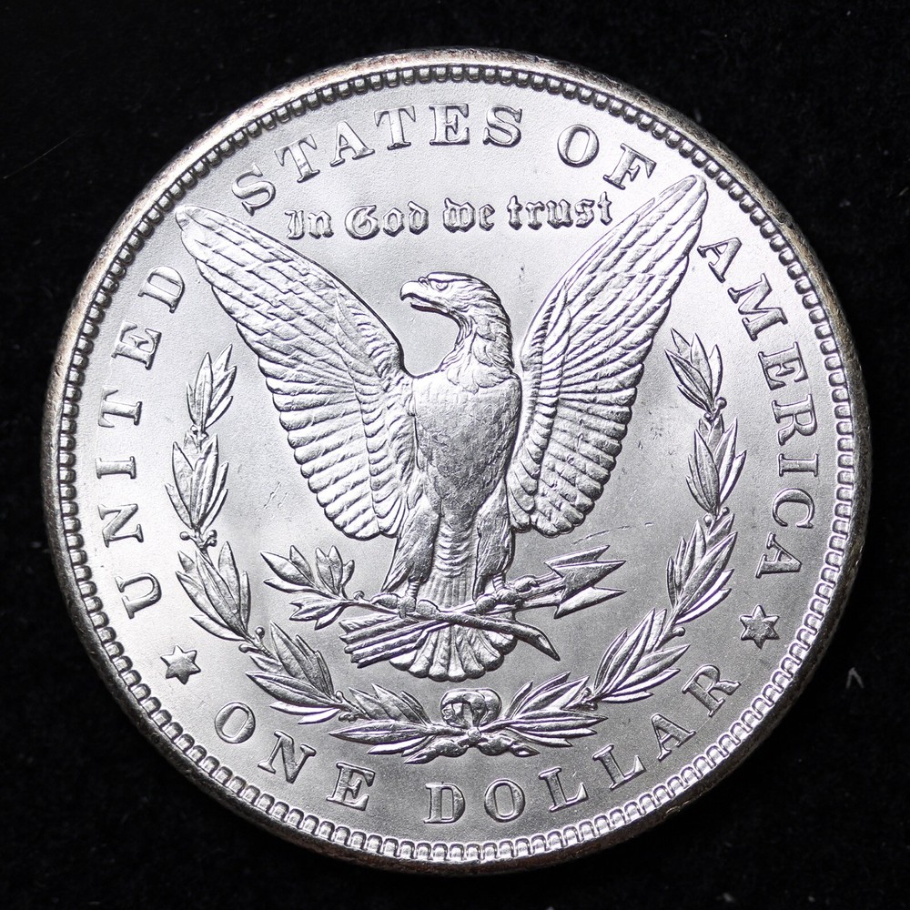 1900 Silver Morgan Dollar GEM BU B044