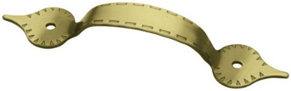 3-1/2" Traditional Drawer Pull Antique Brass