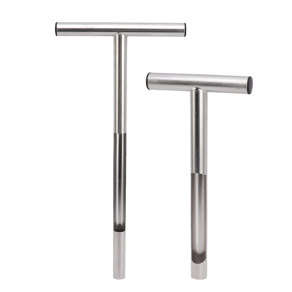 Soil Sampler Probe 304 Stainless Steel Protable T Handle Soil Sampling Tool