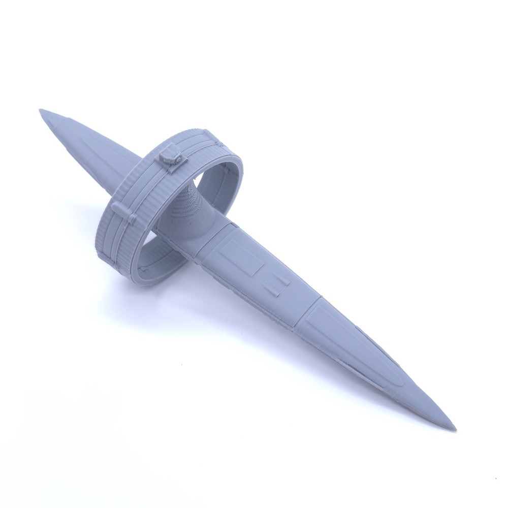 Vulcan - 1", 3", 6" or 12" Model - Custom Space Ship Sci-Fi Elite