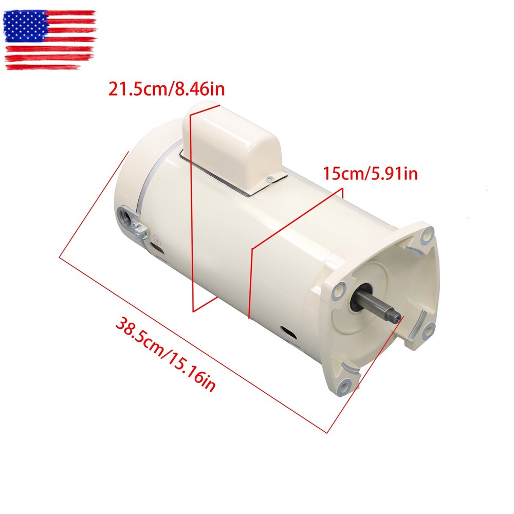 355010S Pool Pump Motor 1 HP Replacement Motor Part For Whisperflo Performance
