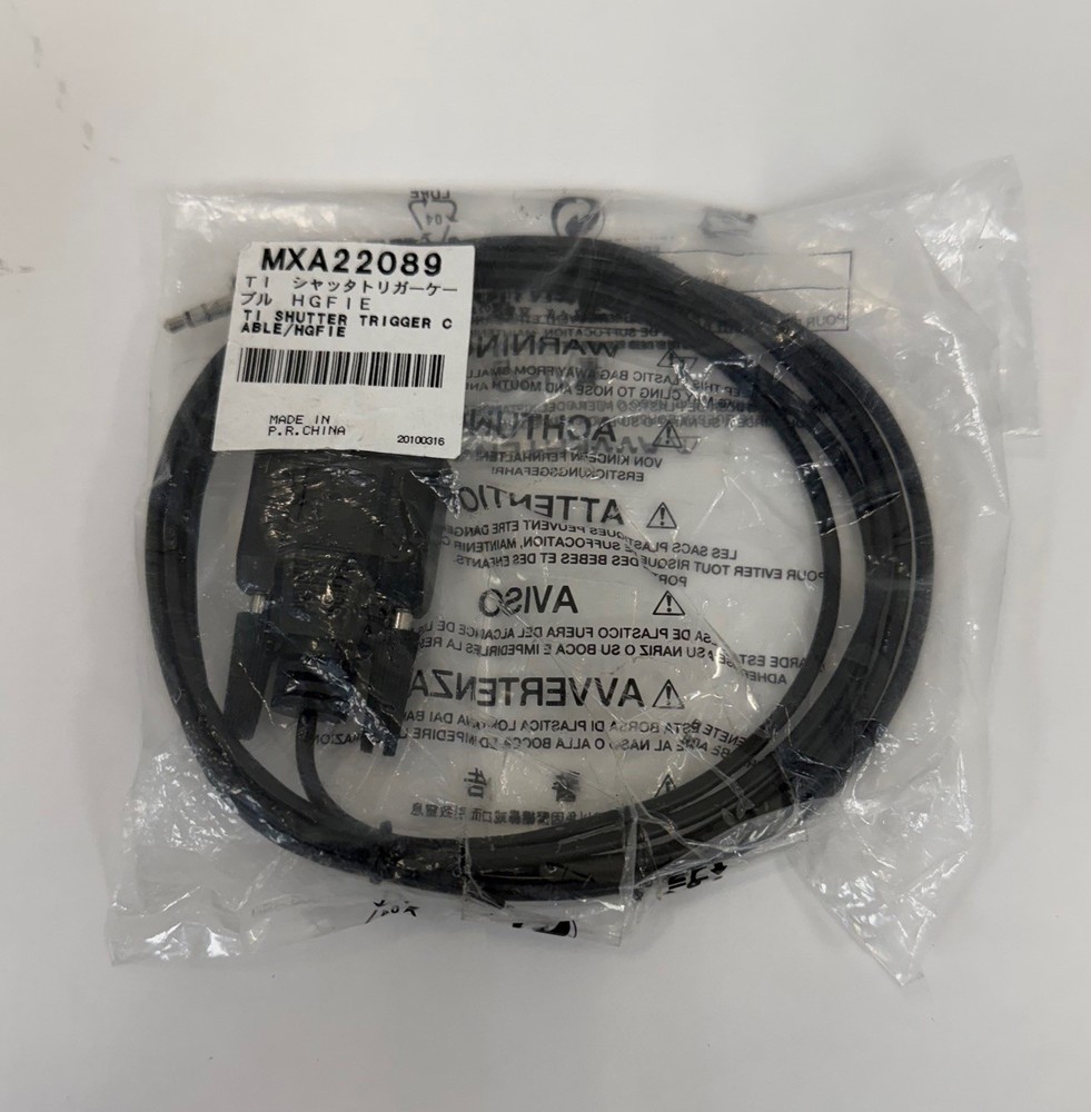 Nikon MXA22089 Ti Intensilight E Shutter trigger cable (9 pin & Phone Jack)