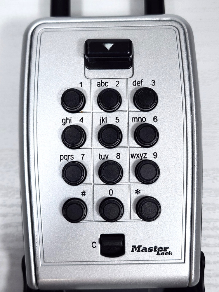 Master Lock - Lock Box Push Button Combination P19918-Instructions included