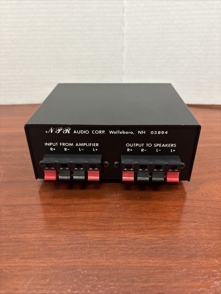 NPR AUDIO CORP Speaker Selector Switch Box Model TVC ***Untested