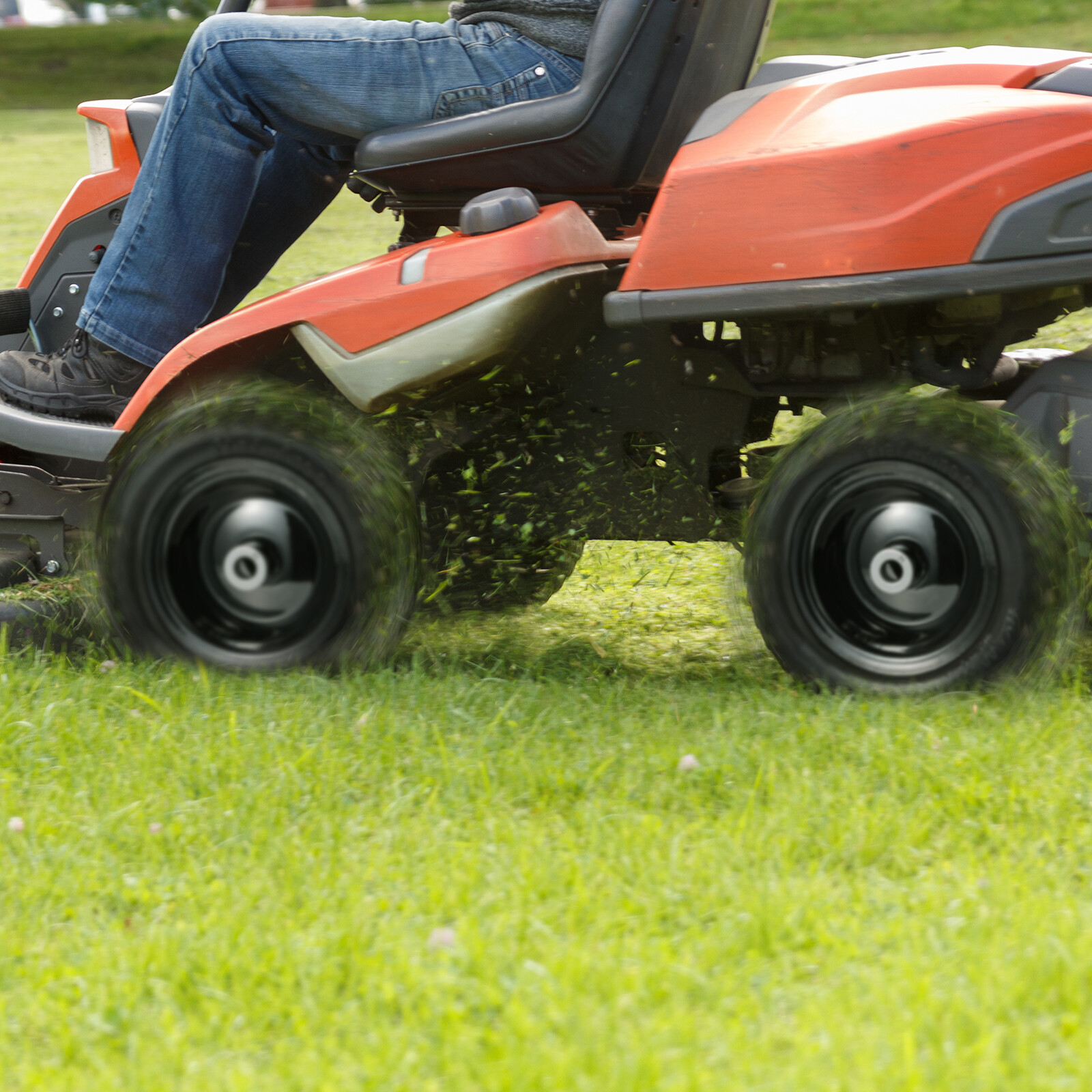 VEVOR 11x4-5 Lawn Mower Tires 2-Pack Flat-Free PU Tractor Tires