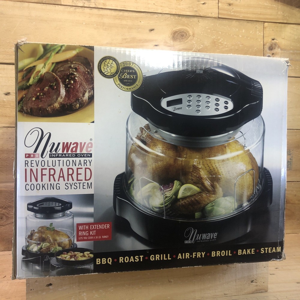 NUWAVE PRO INFRARED OVEN & EXTENDER RING, Never Used.