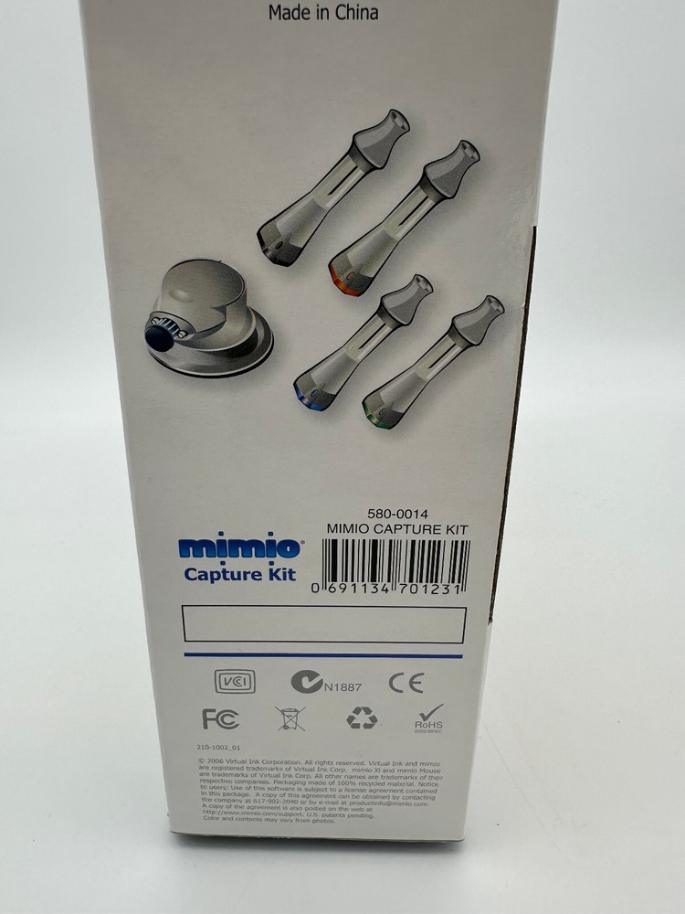 NEW! - Mimio Interactive & Capture Kit -Digital Whiteboard System Virtual Link
