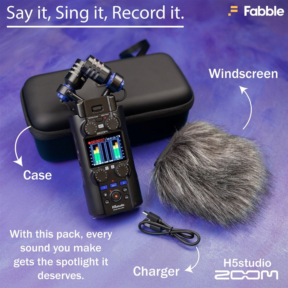 Zoom H5studio Handy Recorder Bundle