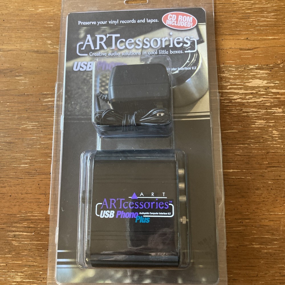 (C) ARTcessories USB Phono Vinyl Records Transfer Computer Interface