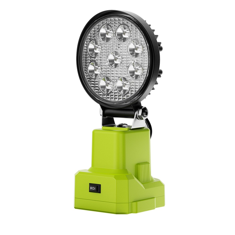 LED Work Light Flashlight For Ryobi 18v Battery Spotlight Emergency Light NEW