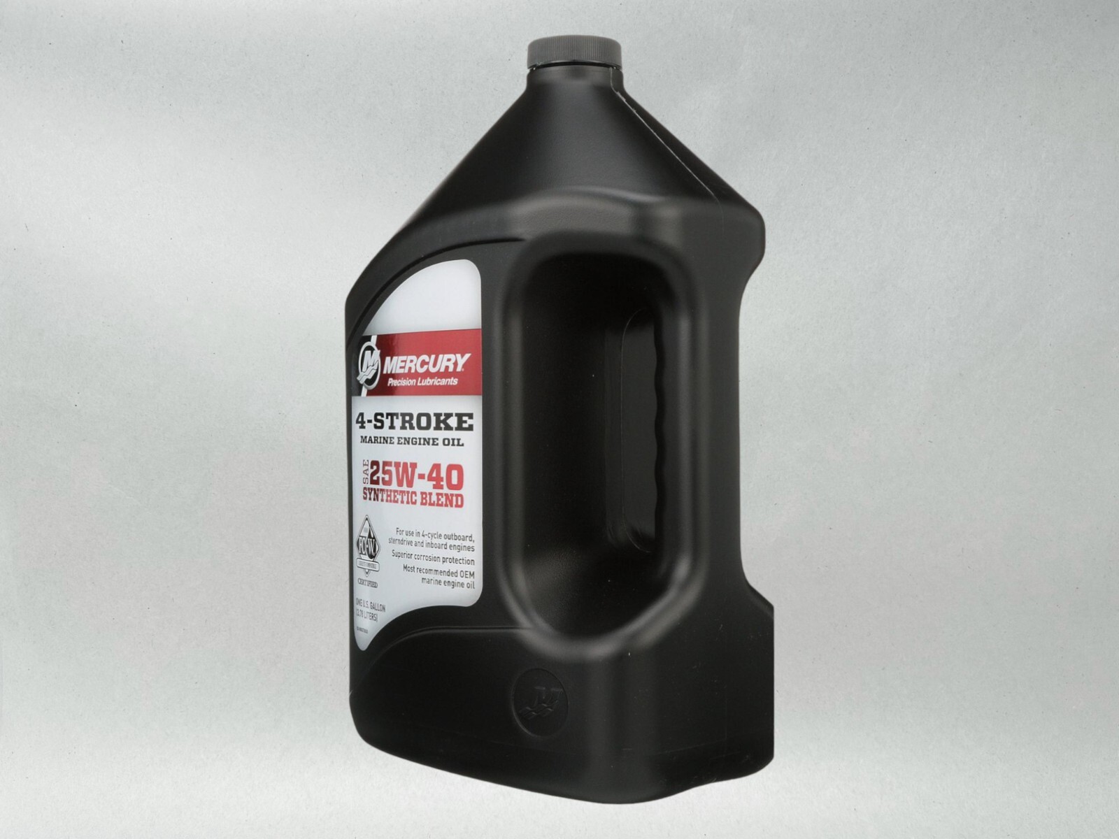 Mercury OEM 25W-40 Synthetic Blend Marine Engine Oil 1 Gallon 8M0078630-2PACK