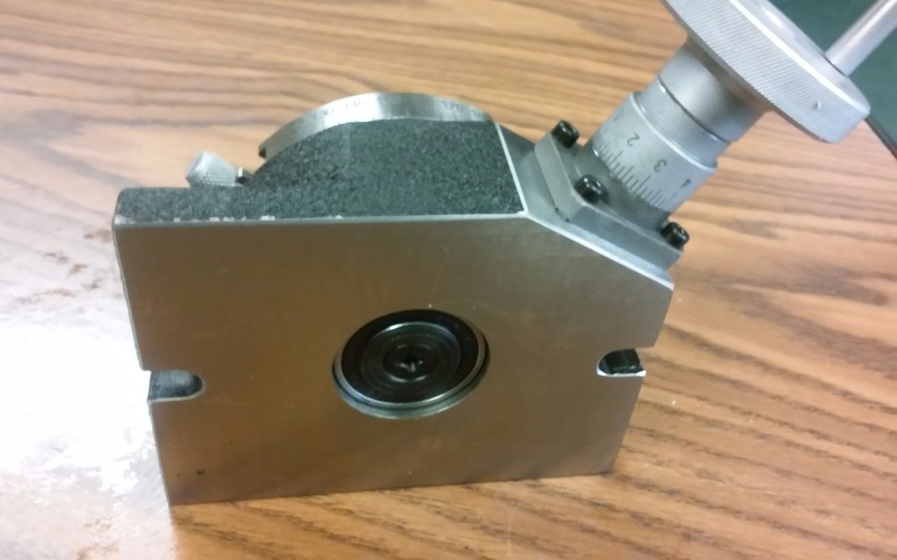 3" HORIZONTAL & VERTICAL PRECISION ROTARY TABLE, Part#TTSL-75- NEW