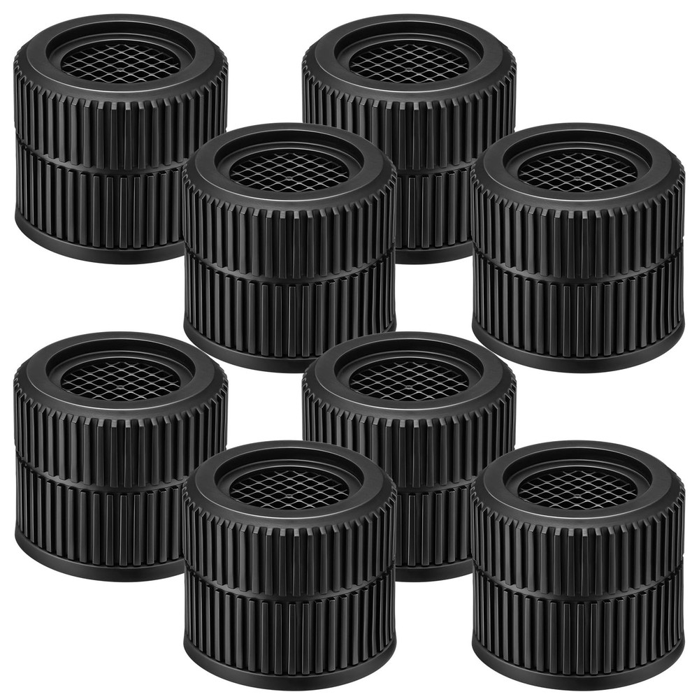 8 Pack 2.5 Inch Adjustable Furniture Risers Round Stackable Heavy Duty Bed