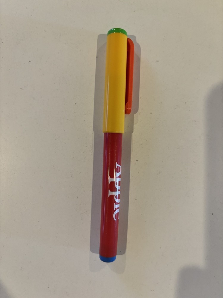 Vintage Apple Computer Rainbow Logo Ballpoint Pen Mac