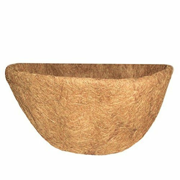 Source Growers Select Half Round Wall Basket Coco Liner, 18 inches