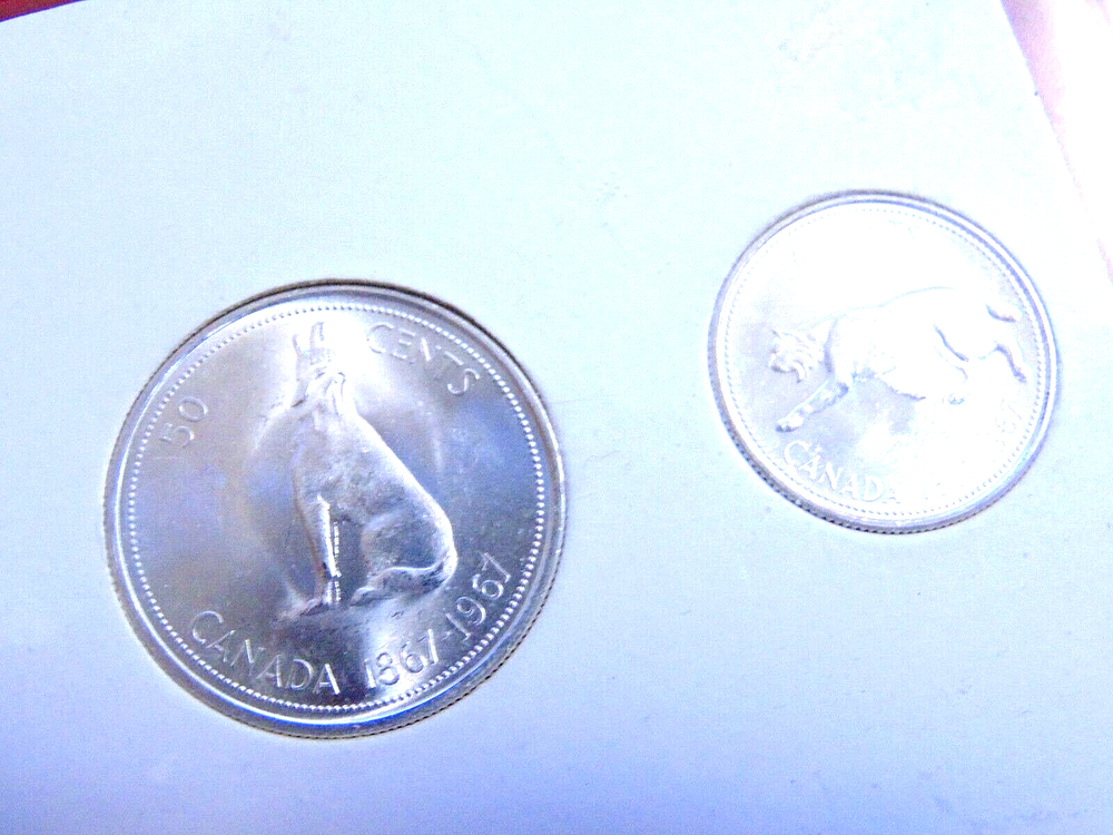 CANADA 1967 centennial BU UNCIRCULATED silver coin year SET