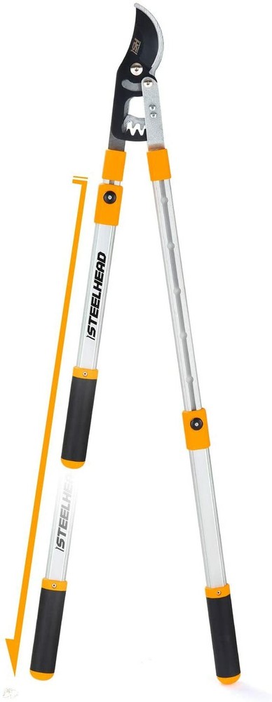Extendable Handles Bypass Lopper Pruner Tree Limb & Branch Trimming Cutting Tool